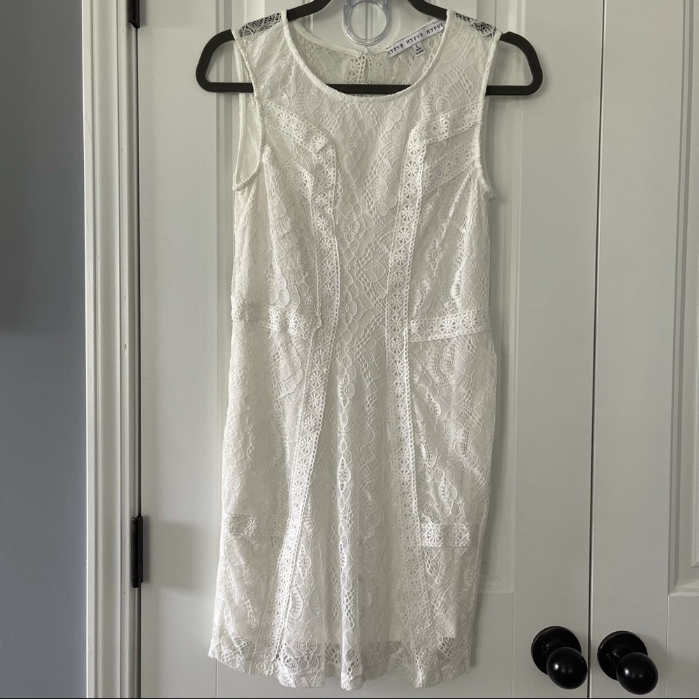 HYFVE White Lace Dress | Size Large